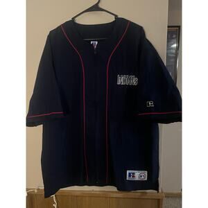 Vintage Russell Zip Up Cleveland Indians Jersey
